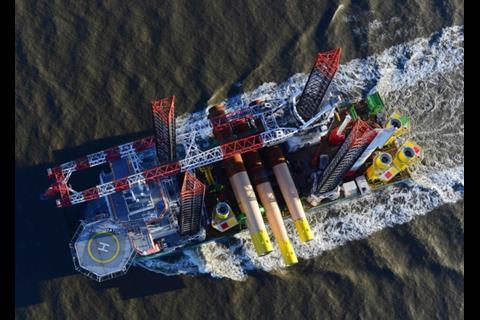 The Nordsee One project will be executed by the world’s biggest jack-up vessel 'Innovation'